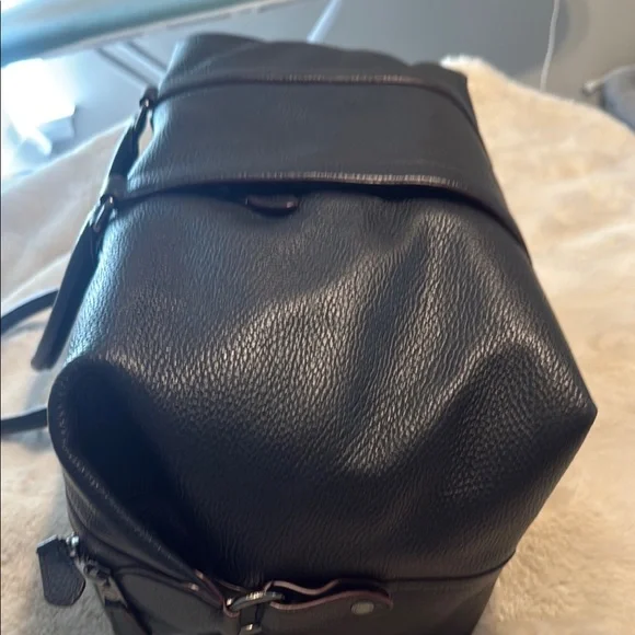 Coach Black Leather Duffel Bag - Picture 7 of 10